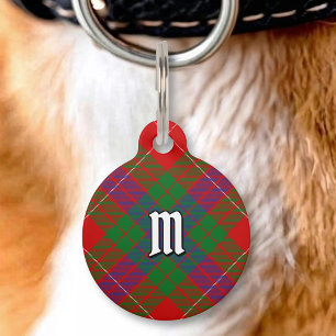 Clan Fraser Tartan Pet ID Tag Haustiermarke