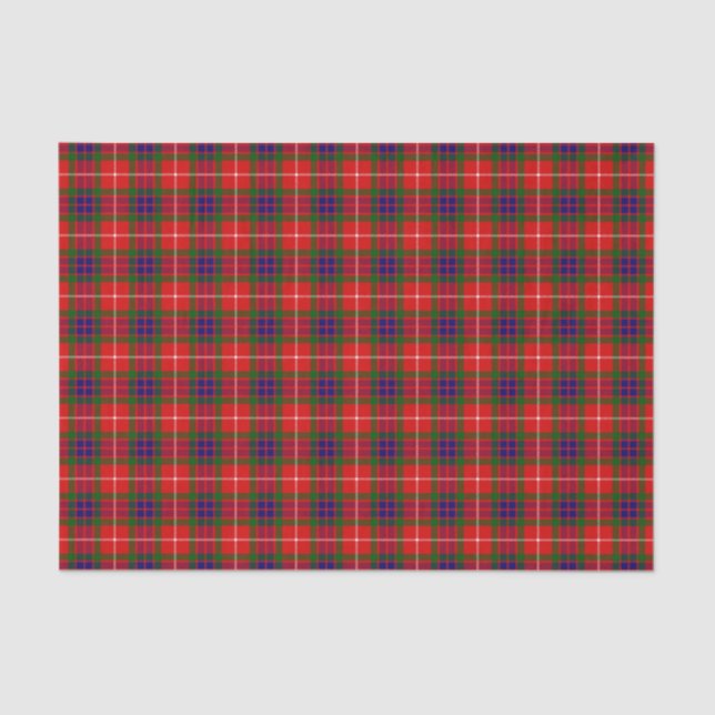 Clan Fraser Tartan Seidenpapier (Vorderseite)