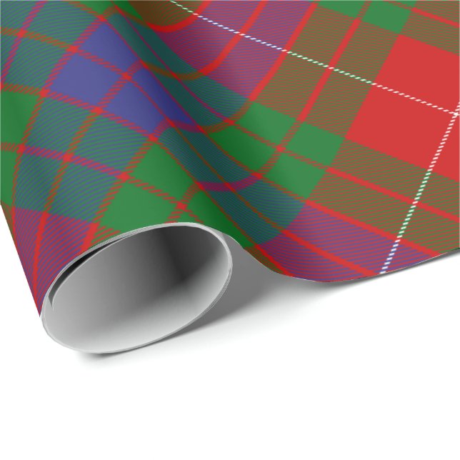 Clan Fraser Tartan Wrapping Paper Geschenkpapier (Rolleneckpunkt)