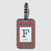Clan Fraser von Lovat Ancient Tartan Mit Monogramm