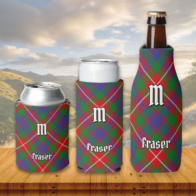 Clan Fraser von Lovat Tartan Can Cooler Dosenkühler (Von Creator hochgeladen)