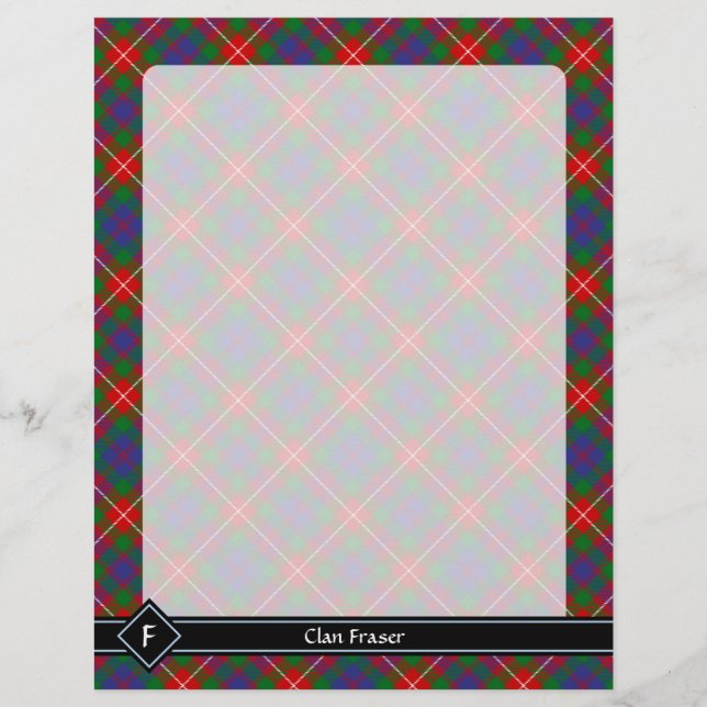 Clan Fraser von Lovat Tartan Flyer (Vorne)