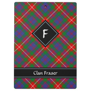 Clan Fraser von Lovat Tartan Klemmbrett