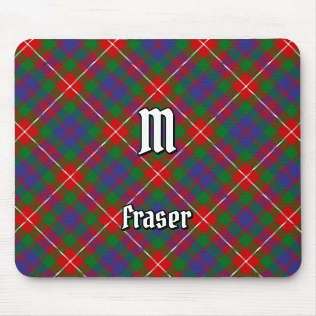 Clan Fraser von Lovat Tartan Mousepad (Vorne)