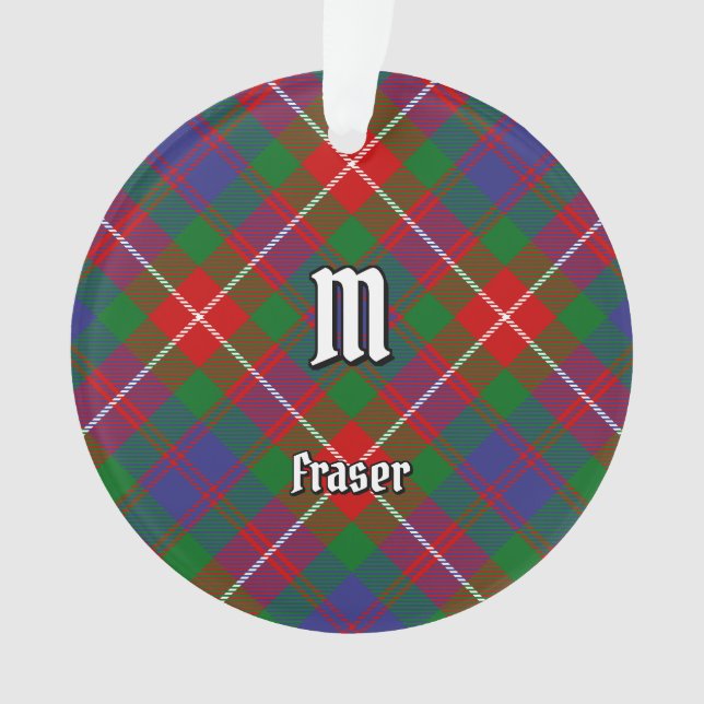 Clan Fraser von Lovat Tartan Ornament (Vorderseite)