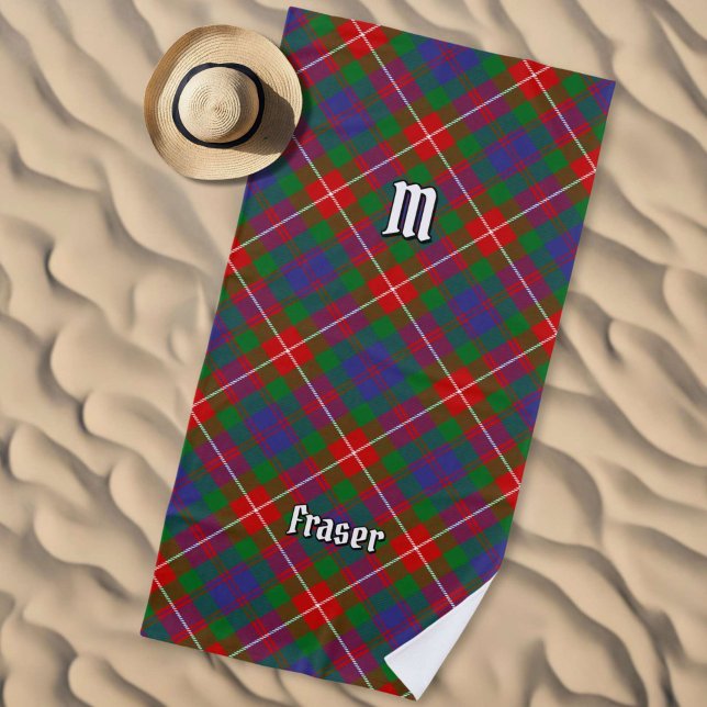 Clan Fraser von Lovat Tartan Strandtuch (Von Creator hochgeladen)