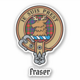 Clan Fraser von Lovat Wappen Aufkleber