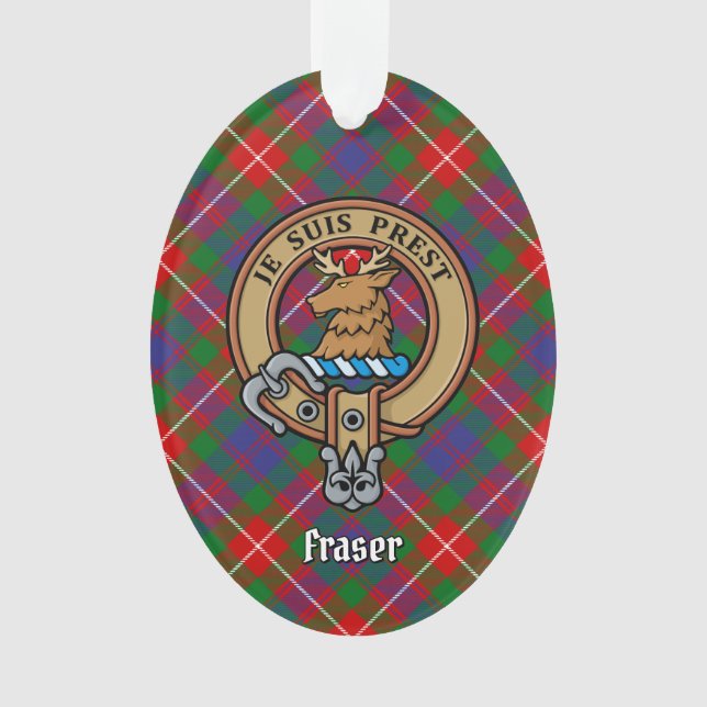 Clan Fraser von Lovat Wappen Ornament (Vorderseite)