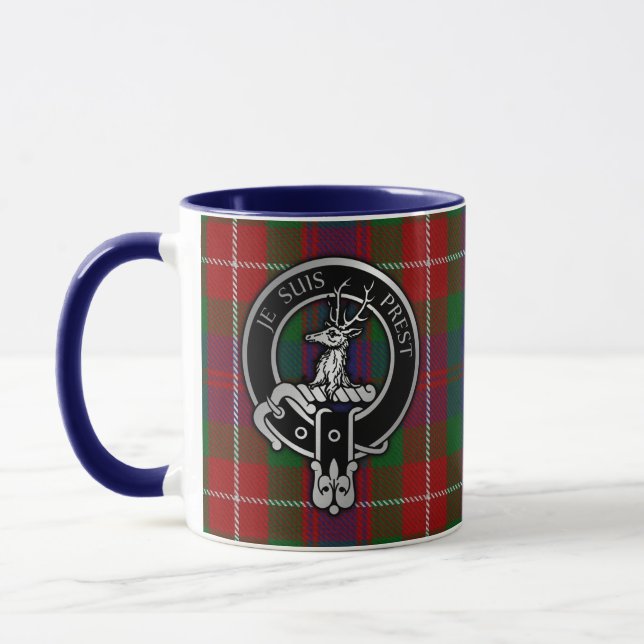 Clan Fraser von Lovat Wappen & Tartan Tasse (Links)