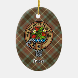 Clan Fraser Wappen Keramik Ornament