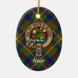Clan Fraser Wappen Keramik Ornament