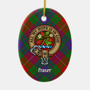 Clan Fraser Wappen Keramik Ornament