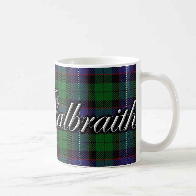 Clan Galbraith KlassikerTartan Tasse (Rechts)