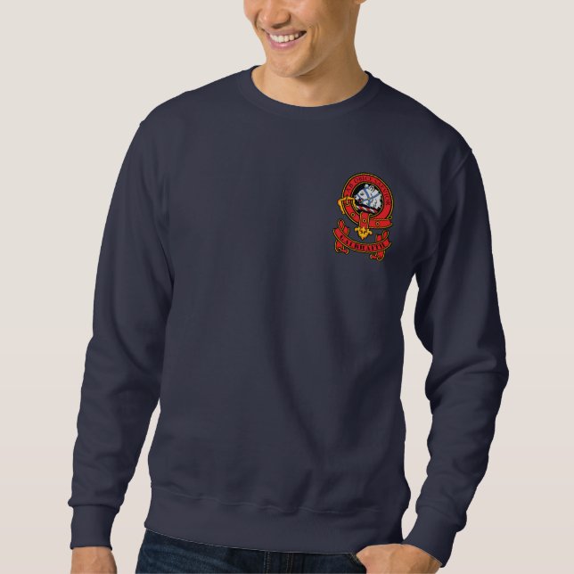Clan Galbraith Mens Sweatshirt mit Wappen (Vorderseite)