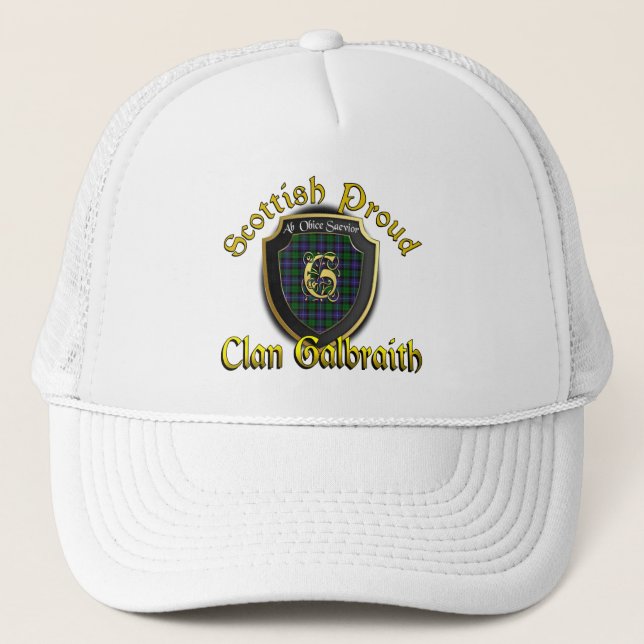 Clan Galbraith Scottish Dynasty Cap Truckerkappe (Vorderseite)