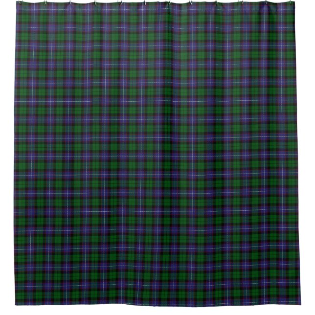 Clan Galbraith Scottish Tartan Duschvorhang (Vorderseite)