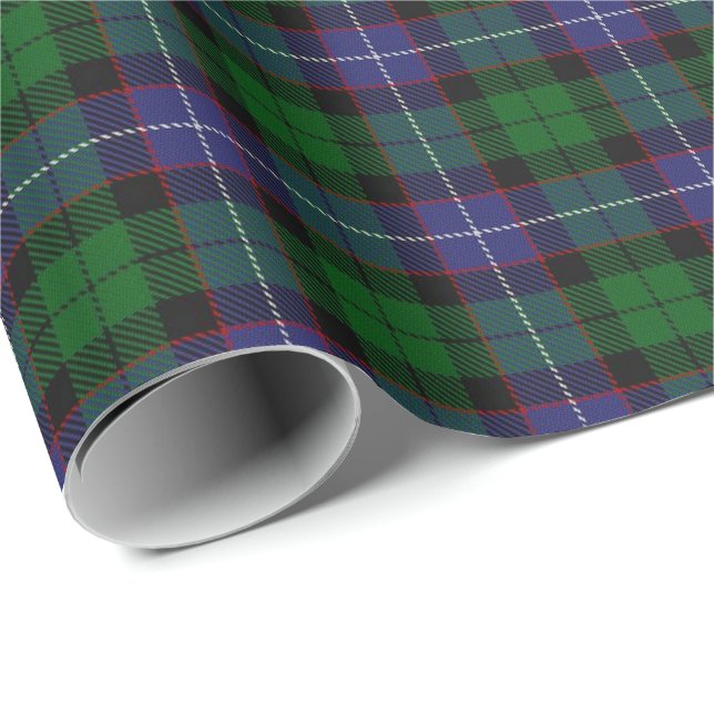 Clan Galbraith ScottishTartan Geschenkpapier (Rolleneckpunkt)