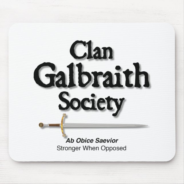 Clan Galbraith Society Mouse Pad Mousepad (Vorne)