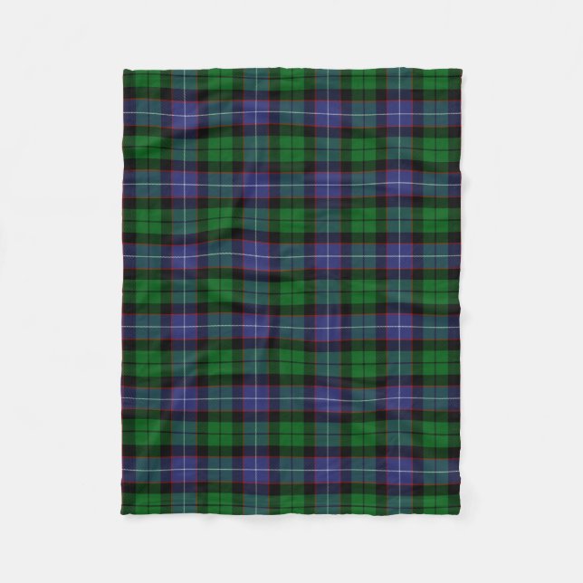 Clan Galbraith Tartan Kariert Fleecedecke (Vorderseite)
