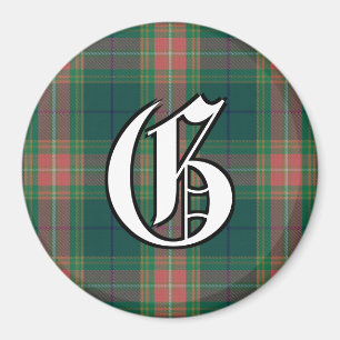 Clan Gallagher Family Irish Tartan Karierte Akzent Magnet
