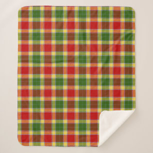 Clan Gibson Tartan Kariert Sherpadecke