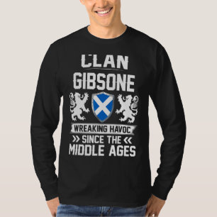 Clan Gibsone Scottish Family Clan Scotland Wreakin T-Shirt