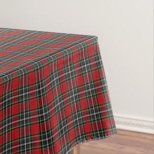 Clan Gillespie heller roter schottischer Tartan Tischdecke