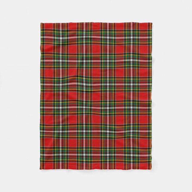 Clan Gillespie Tartan Kariert Fleecedecke (Vorderseite)