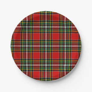 Clan Gillespie Tartan Pappteller