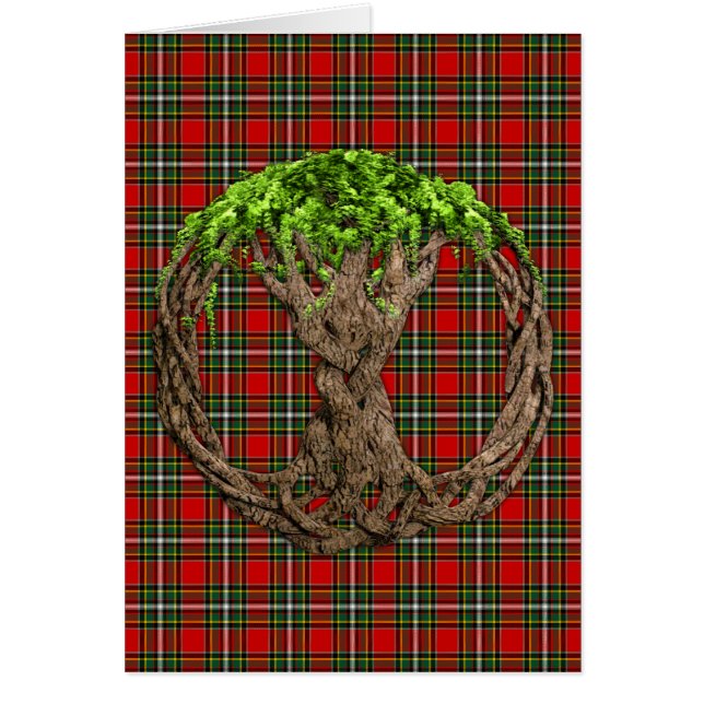 Clan Gillespie Tartan und keltischer Baum des (Vorne)
