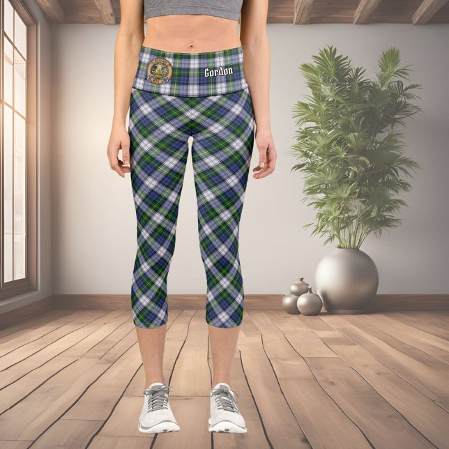 Clan Gordon Dress Tartan Capri Leggings (Von Creator hochgeladen)