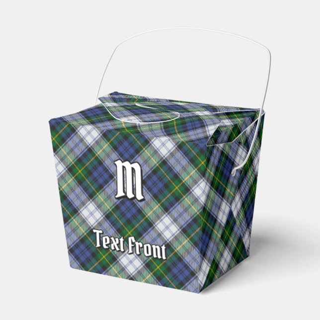 Clan Gordon Dress Tartan Favor Box Geschenkschachtel (Vorderseite)