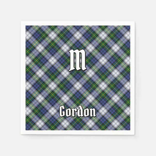 Clan Gordon Dress Tartan Napkins Serviette (Vorderseite)
