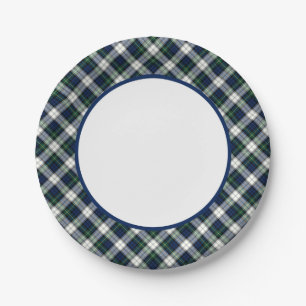 Clan-Gordon-Kleidertartan-Grenze Pappteller