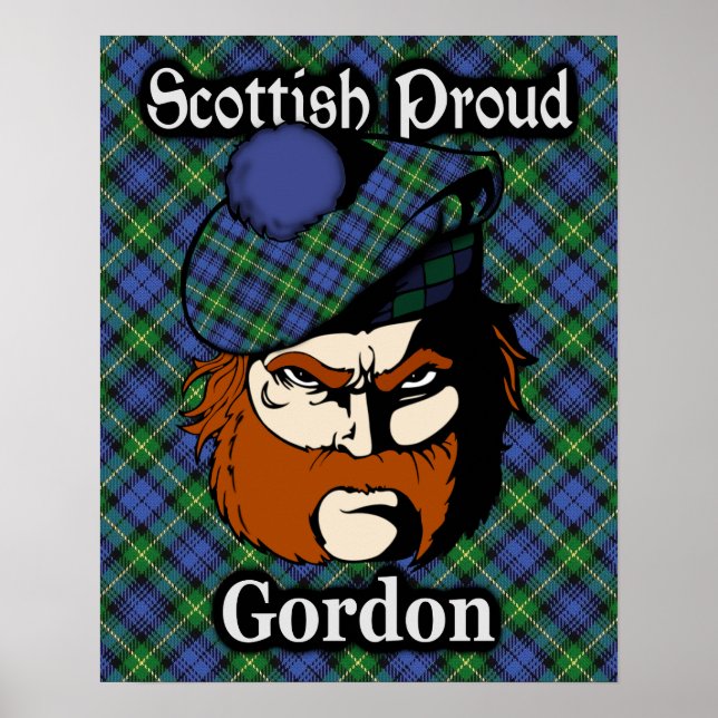 Clan Gordon Scottish Tartan Poster (Vorne)