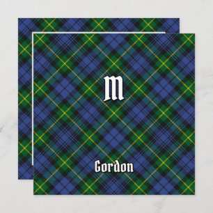 Clan Gordon Tartan Einladung