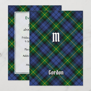 Clan Gordon Tartan Einladung