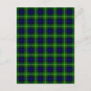 Clan Gordon Tartan Postkarte