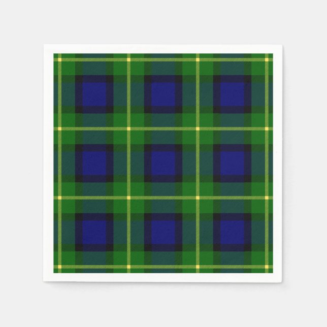 Clan Gordon Tartan Serviette (Vorderseite)