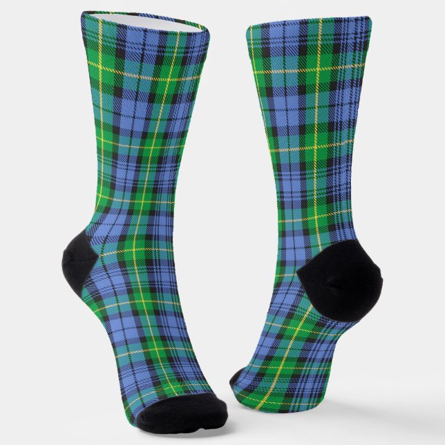 Clan Gordon Tartan Socks Socken (Gewinkelt)
