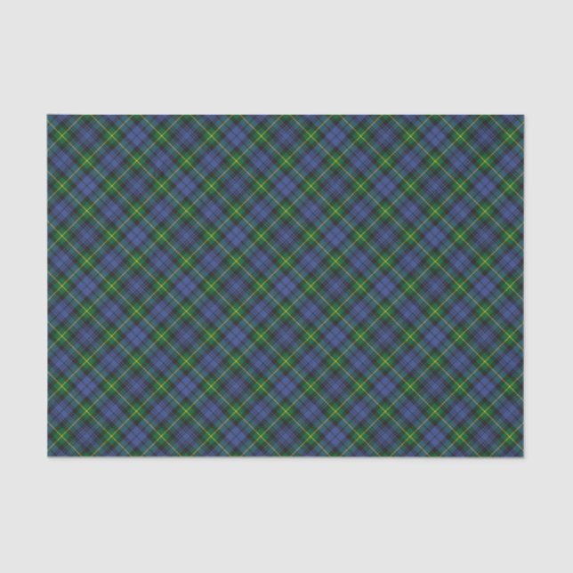 Clan Gordon Tartan Tissue Paper Seidenpapier (Vorderseite)