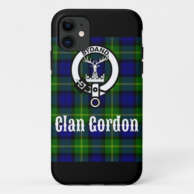 Clan Gordon Tartan Wappen Case-Mate iPhone Hülle (Rückseite)