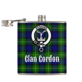 Clan Gordon Tartan Wappen Flachmann