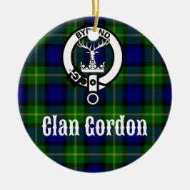 Clan Gordon Tartan Wappen Keramikornament