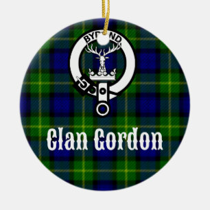 Clan Gordon Tartan Wappen Keramikornament