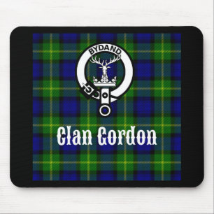 Clan Gordon Tartan Wappen Mousepad