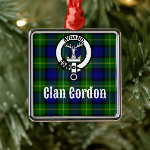 Clan Gordon Tartan Wappen Ornament Aus Metall