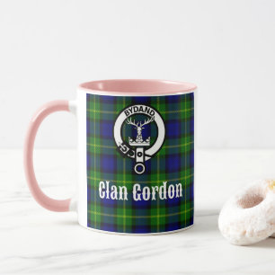 Clan Gordon Tartan Wappen Tasse