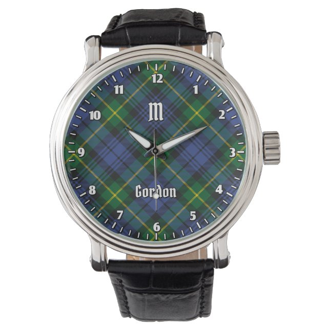 Clan Gordon Tartan Watch Armbanduhr (Vorderseite)