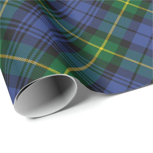 Clan Gordon Tartan Wrapping Paper Geschenkpapier (Rolleneckpunkt)